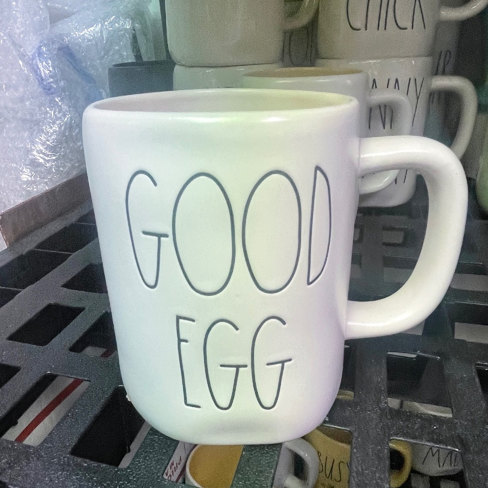 Rae Dunn "Good Egg" "Bad Egg" Mug